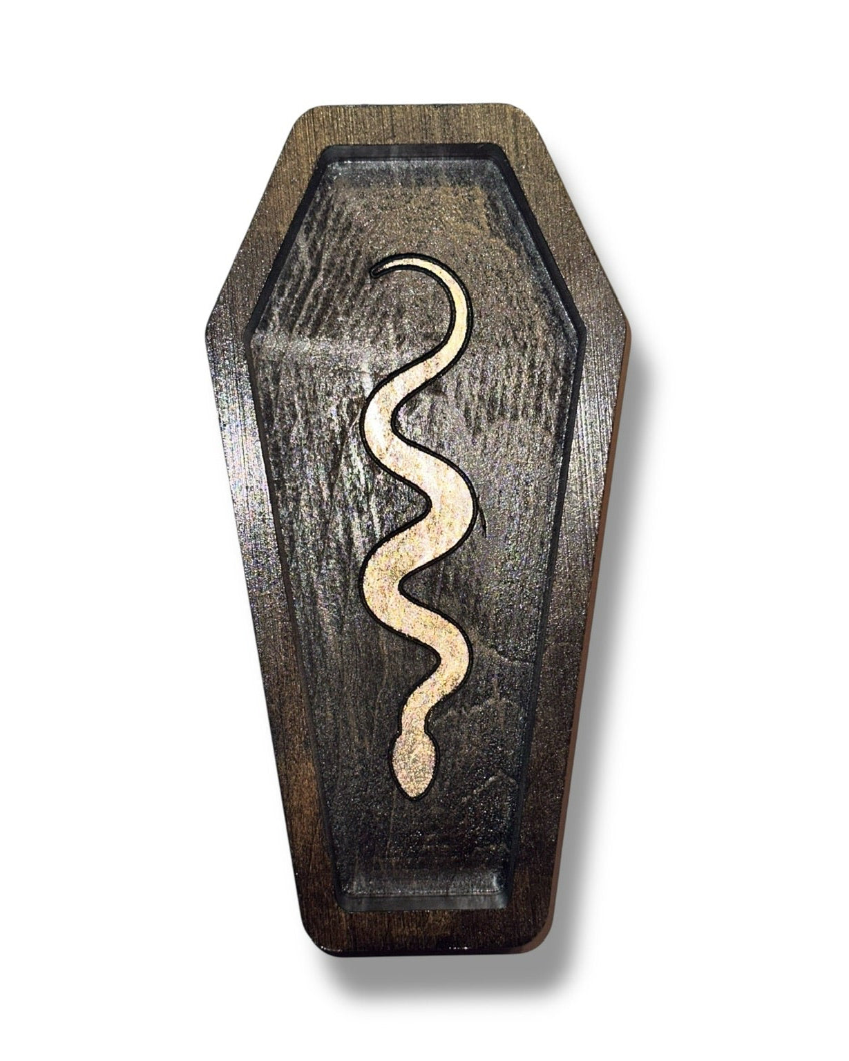 Coffin Tray, Gothic Crystal Dish